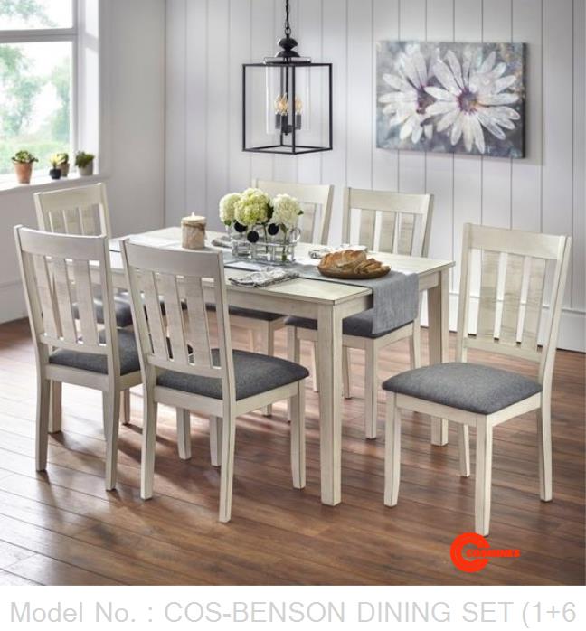 COS-BENSON DINING SET (1+6)